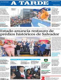Capa do jornal A Tarde 06/03/2026