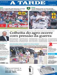 Capa do jornal A Tarde 06/04/2026