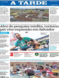 Capa do jornal A Tarde 06/08/2026