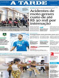 Capa do jornal A Tarde 07/01/2026
