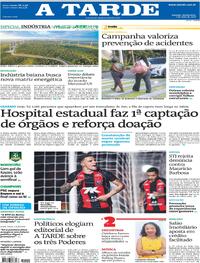 Capa do jornal A Tarde 07/05/2026