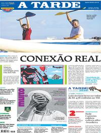 Capa do jornal A Tarde 09/08/2026
