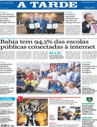 Capa do jornal A Tarde 10/03/2026