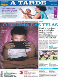 Capa do jornal A Tarde 10/05/2026
