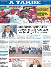 Capa Jornal A Tarde
