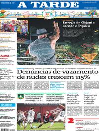 Capa do jornal A Tarde 11/02/2026