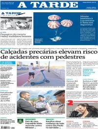 Capa do jornal A Tarde 11/04/2026