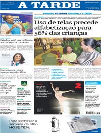 Capa do jornal A Tarde 11/05/2026