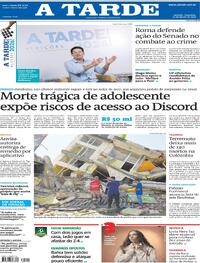 Capa do jornal A Tarde 11/08/2026