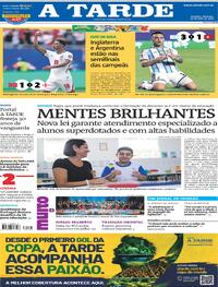 Capa A Tarde 12/07/2026