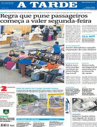 Capa Jornal A Tarde