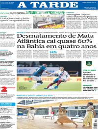 Capa do jornal A Tarde 14/05/2026