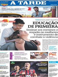 Capa do jornal A Tarde 15/03/2026