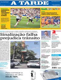 Capa Jornal A Tarde