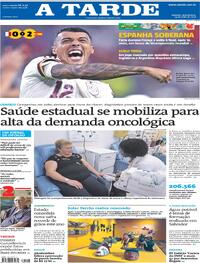 Capa A Tarde 15/07/2026