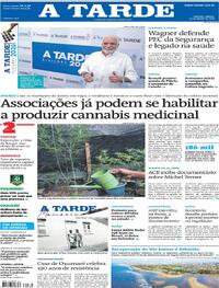 Capa Jornal A Tarde