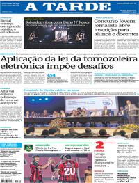 Capa do jornal A Tarde 16/04/2026