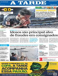 Capa A Tarde 16/07/2026