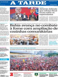 Capa Jornal A Tarde