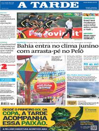 Capa Jornal A Tarde