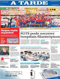 Capa A Tarde 20/07/2026