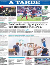 Capa do jornal A Tarde 21/01/2026