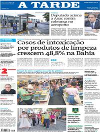 Capa do jornal A Tarde 21/04/2026
