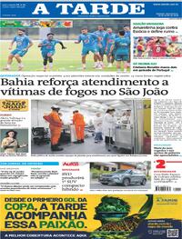 Capa Jornal A Tarde