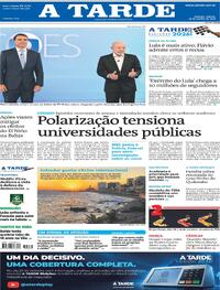 Capa Jornal A Tarde