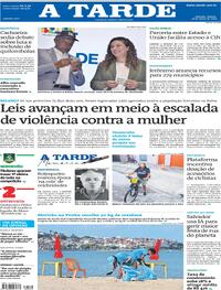 Capa do jornal A Tarde 28/03/2026