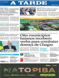 Capa do jornal A Tarde 28/04/2026