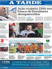 Capa A Tarde 28/08/2026
