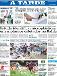 Capa Jornal A Tarde