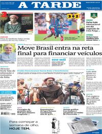 Capa Jornal A Tarde