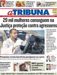 Capa do jornal A Tribuna 02/09/2017