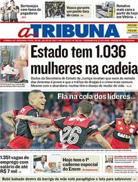 Capa do jornal A Tribuna 03/07/2017