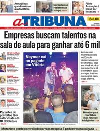 Capa do jornal A Tribuna 25/06/2017