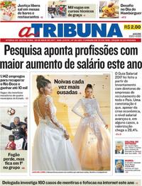 Capa do jornal A Tribuna 26/05/2017