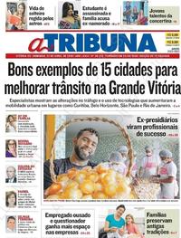 Capa do jornal A Tribuna 01/04/2018