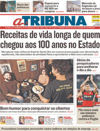 Capa do jornal A Tribuna 04/03/2018