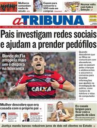 Capa do jornal A Tribuna 04/06/2018