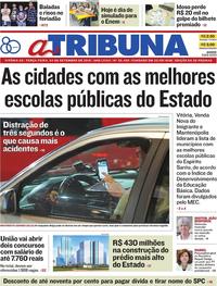 Capa do jornal A Tribuna 04/09/2018