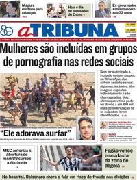 Capa do jornal A Tribuna 17/09/2018