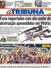 Capa do jornal A Tribuna 01/04/2019