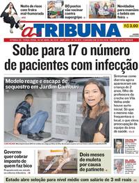 Capa do jornal A Tribuna 02/04/2019