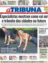 Capa do jornal A Tribuna 03/03/2019