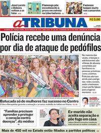 Capa do jornal A Tribuna 05/03/2019