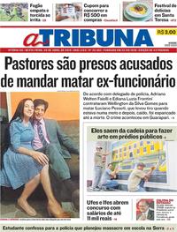 Capa do jornal A Tribuna 05/04/2019