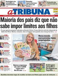 Capa do jornal A Tribuna 17/03/2019