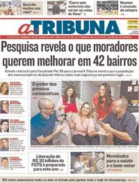 Capa do jornal A Tribuna 02/06/2019